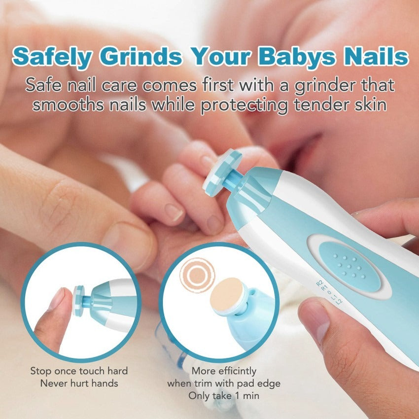 👶 Electric Baby Nail Trimmer – No More Scratches! 💅✨