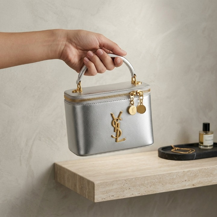 Elegant Vanity Makeup Storage Organizer