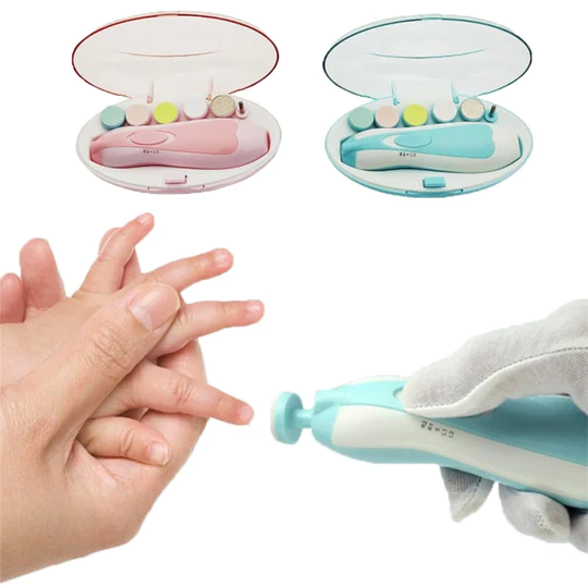 👶 Electric Baby Nail Trimmer – No More Scratches! 💅✨