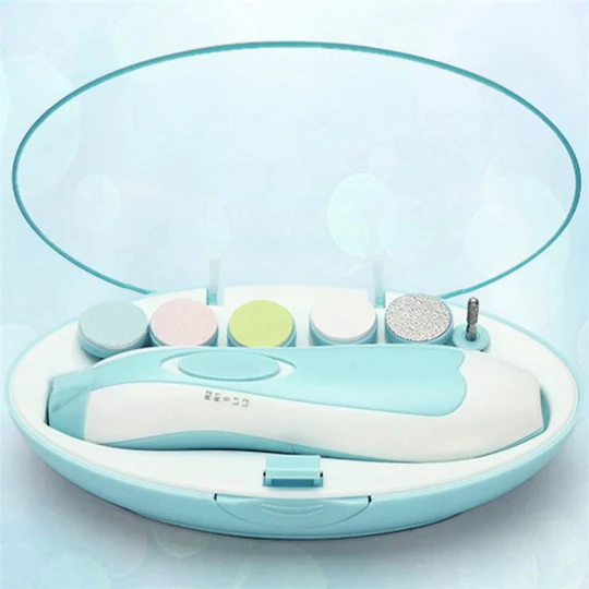 👶 Electric Baby Nail Trimmer – No More Scratches! 💅✨