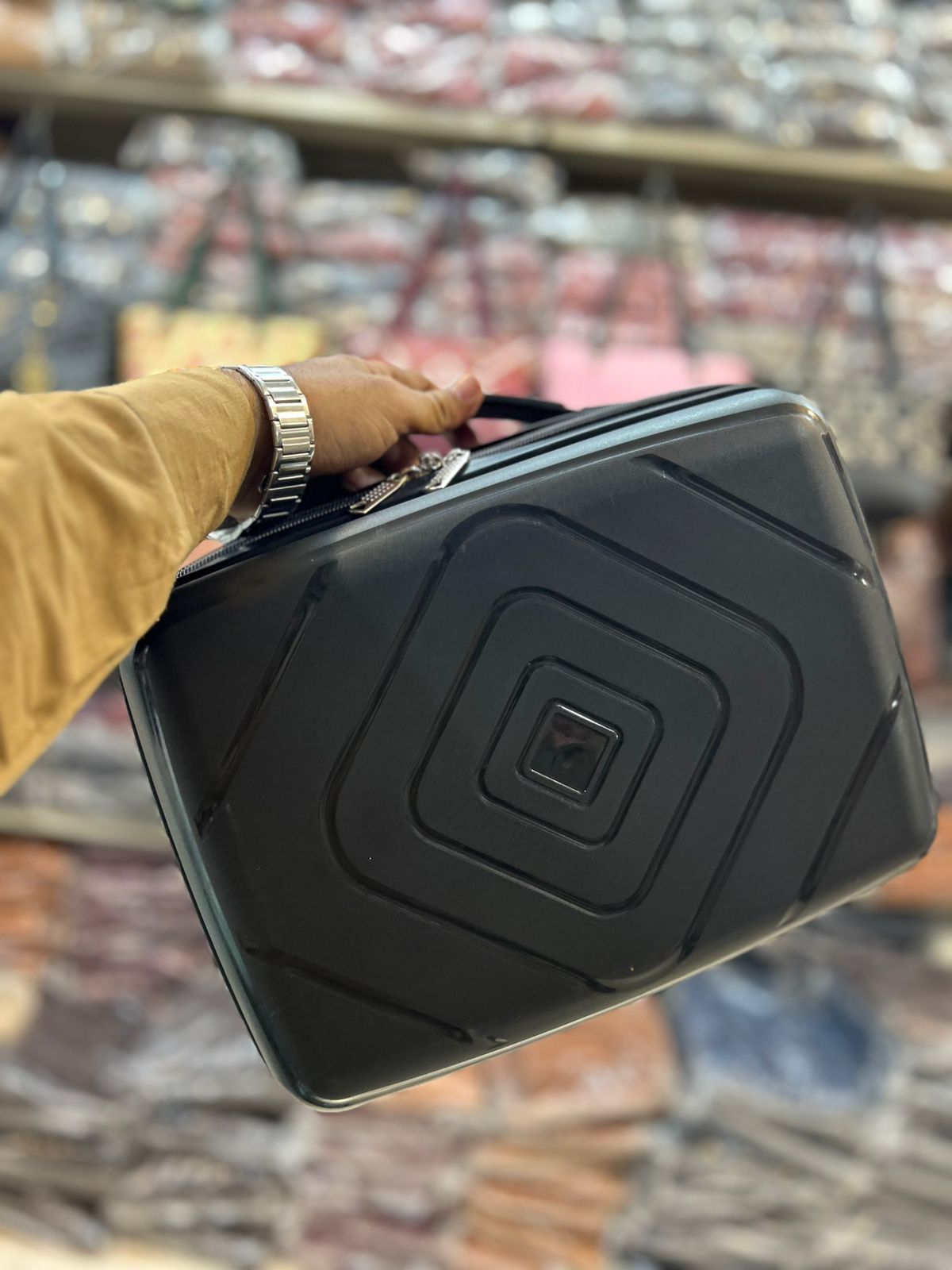 Luxury Hard Shell Travel Makeup & Vanity Storage Case